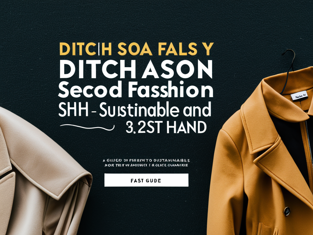 Featured image for blog post: Ditch Fast Fashion: A Guide to Sustainable Second-Hand Sh...