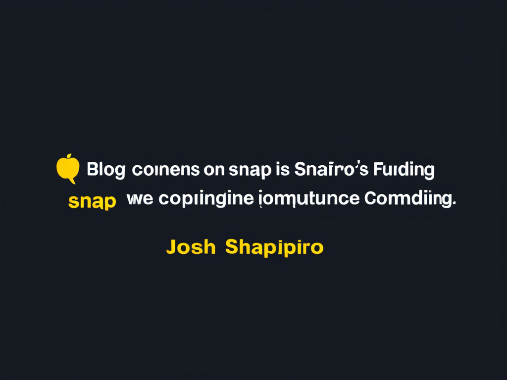 Featured image for blog post: Josh Shapiro's Concerns on SNAP Funding